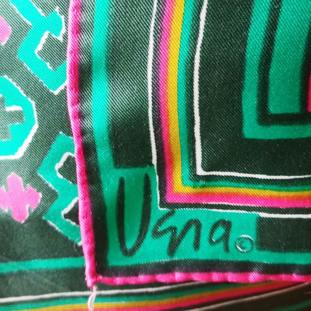 Vera Neumann Rectangular Scarf Celtic St Pattys - image 2